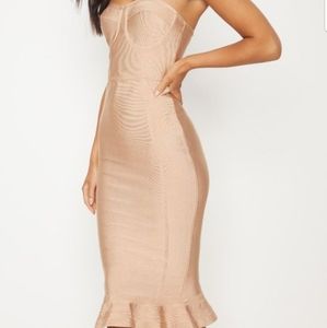 Gold Bandage Dress